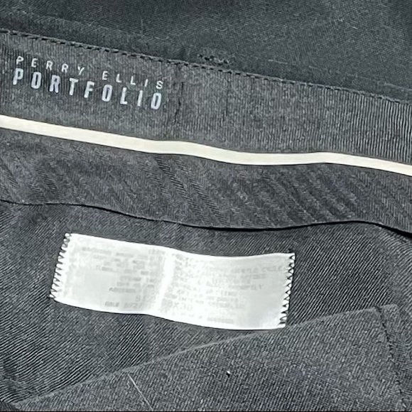 38/30 Perry Ellis Black Dress Pants - Picture 5 of 5
